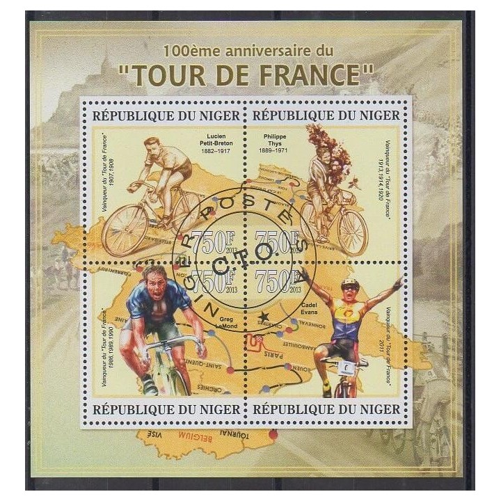 Acheter cette série de timbres du Niger  de l'année 2013 (No 1813/1816). - Oblitéré