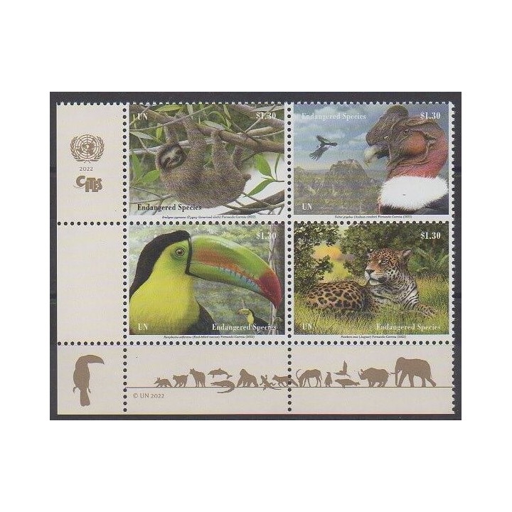 Buy this set of stamps of United Nations (UN - New York) of the year 2022 (Nb 1789/1792).