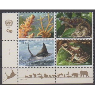 Buy this set of stamps of United Nations (UN - Geneva) of the year 2022 (Nb 1139/1142).