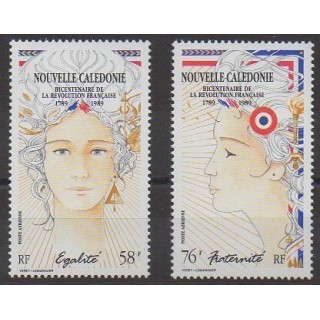 Acheter ces timbres de Nouvelle-Calédonie de l'année 1989 (No PA261/PA262).