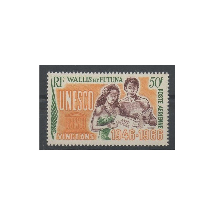 Stamps  - Wallis and Futuna - Airmail - 1966 - Nb PA 28