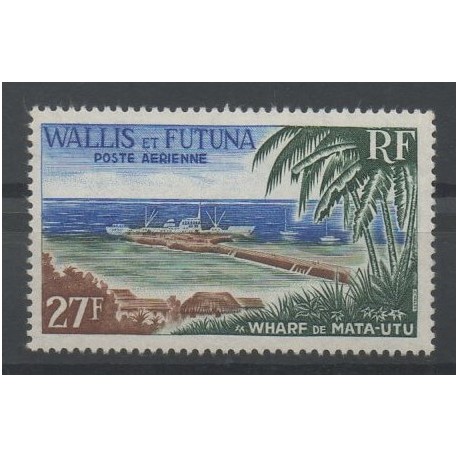 Wallis et Futuna - Poste aérienne - 1965 - No PA23 - sites