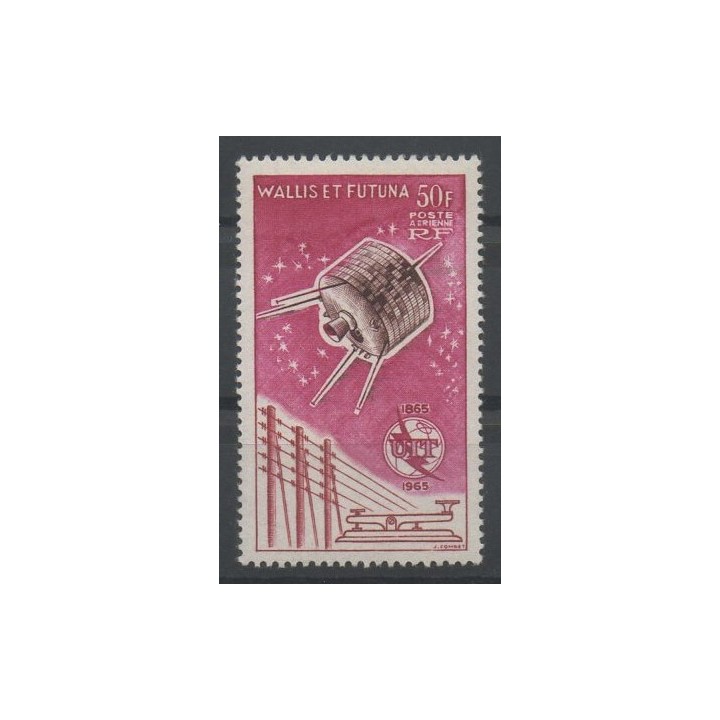 Timbres - Wallis et Futuna - Poste aérienne - 1965 - No PA 22 - espace