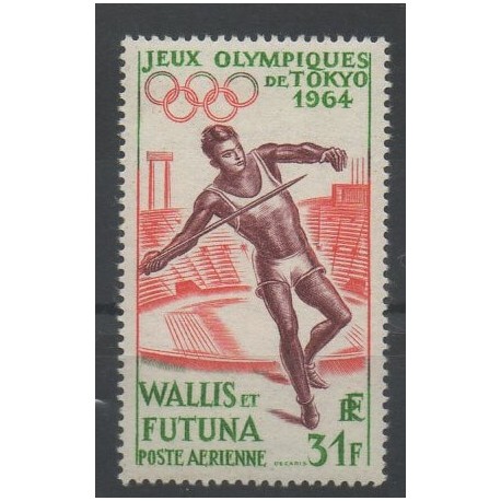 Wallis et Futuna - Poste aérienne - 1964 - No PA21 - jeux olympiques d'été