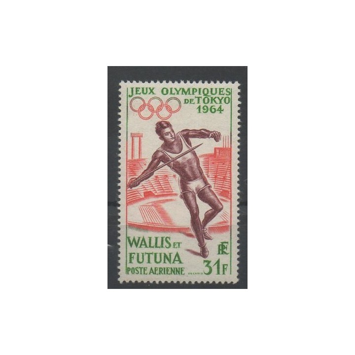 Stamps - Wallis and Futuna - Airmail - 1964 - Nb PA 21 - summer olympics