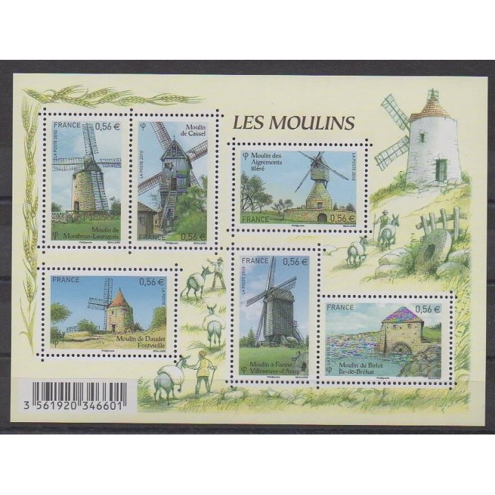 Acheter cette série de timbres de France de l'année 2010 (No 4485/4490).
