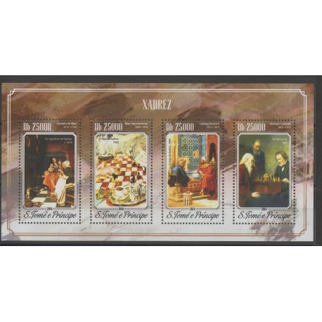 Saint-Thomas et Prince - 2014 - No 4710/4713 - échecs