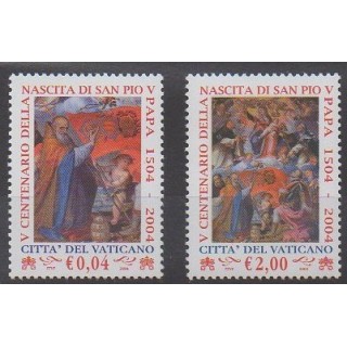 Acheter cette série de timbres du Vatican de l'année 2004 (No 1332/1333).