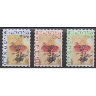 Acheter cette série de timbres du Vatican de l'année 2005 (No 1374/1376).