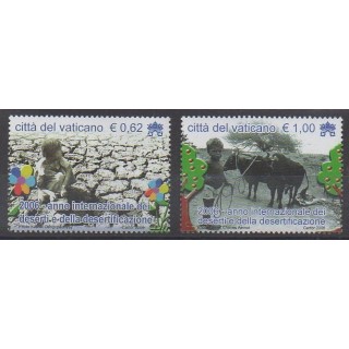 Acheter cette série de timbres du Vatican de l'année 2006 (No 1413/1414).