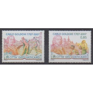 Buy this set of stamps of Vatican of the year 2007 (Nb 1433/1434).
