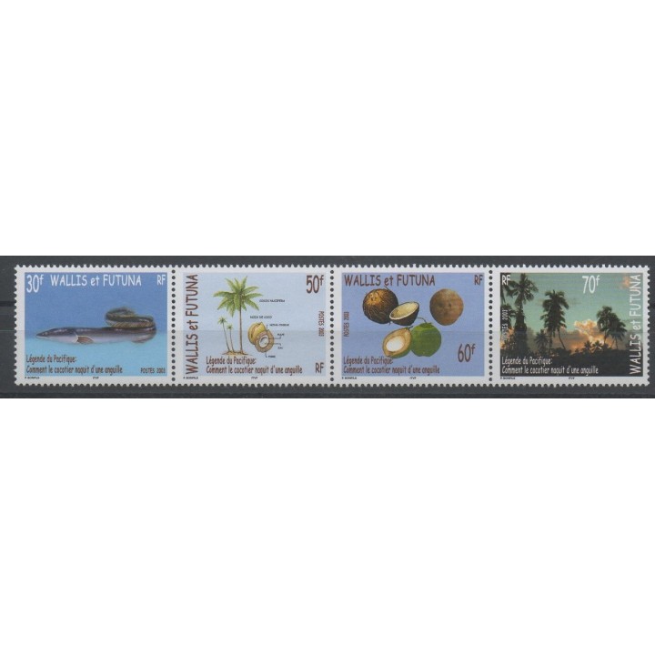 Timbres - Wallis et Futuna  - 2003 - No 605/608 - fruits