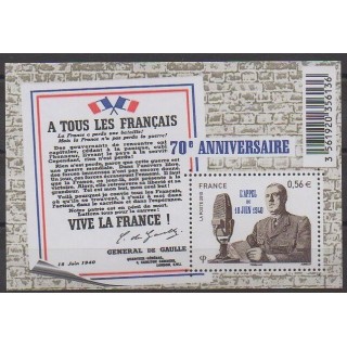Acheter ce feuillet de France de l'année 2010 (No F4493).
