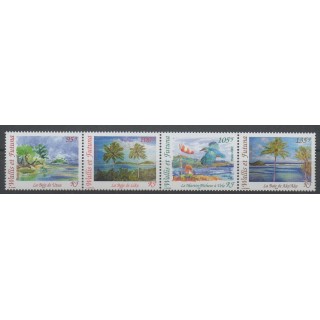 Timbres - Wallis et Futuna  - 2002 - No 578/581 - sites