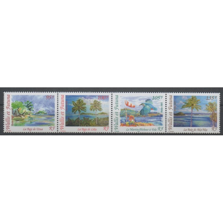 Timbres - Wallis et Futuna  - 2002 - No 578/581 - sites