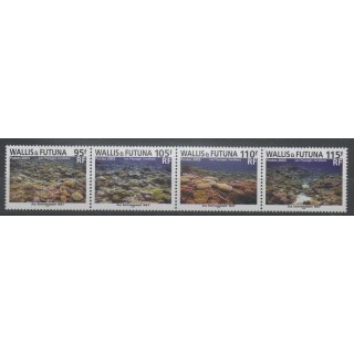 Timbres - Wallis et Futuna  - 2003 - No 597/600 - vie marine
