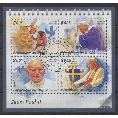 Niger - 2019 - Nb 5615/5618 - Pope - Used