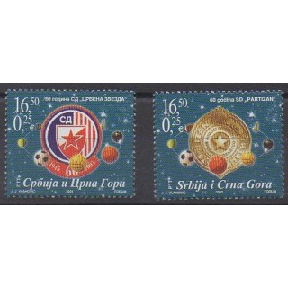 Buy this set of stamps of Yugoslavia (Serbia and Montenegro) of the year 2005 (Nb 3110/3111).