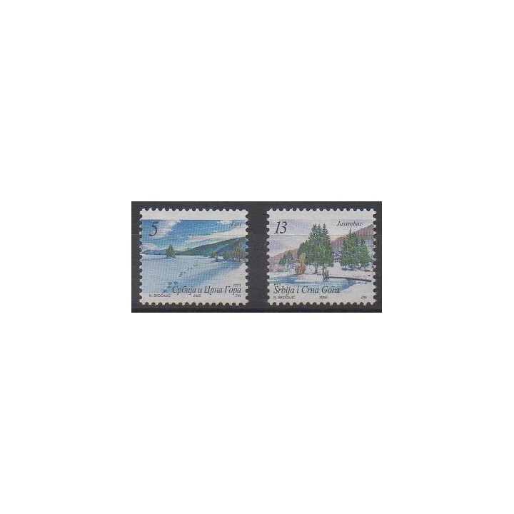 Acheter cette série de timbres de Yougoslavie (Serbie et Monténégro) de l'année 2005 (No 3102/3103).