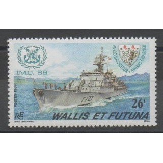 Timbres - Wallis et Futuna  - 1988 - No 384 - bateaux