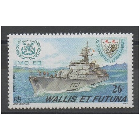 Wallis et Futuna - 1988 - No 384 - bateaux