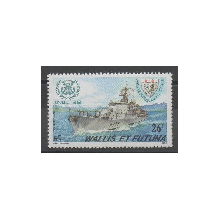 Timbres - Wallis et Futuna  - 1988 - No 384 - bateaux