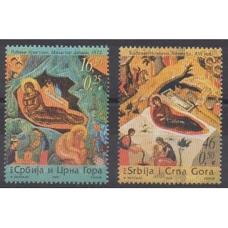 Buy this set of stamps of Yugoslavia (Serbia and Montenegro) of the year 2005 (Nb 3131/3132).