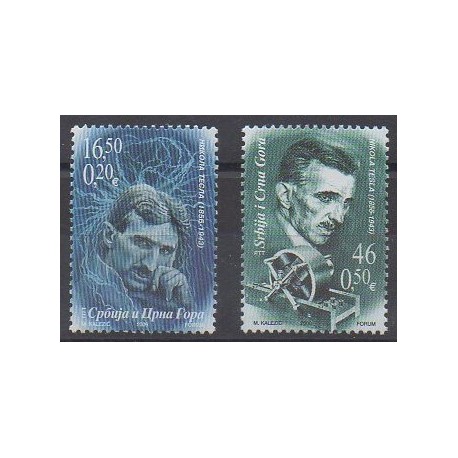 Yugoslavia - 2006 - Nb 3158/3159 - Science