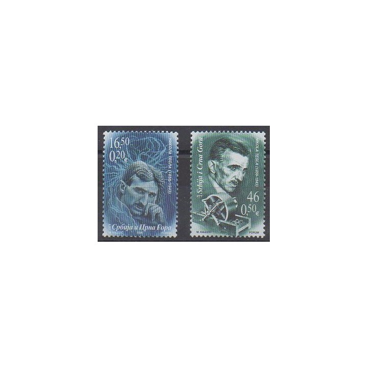 Acheter cette série de timbres de Yougoslavie (Serbie et Monténégro) de l'année 2006 (No 3158/3159).