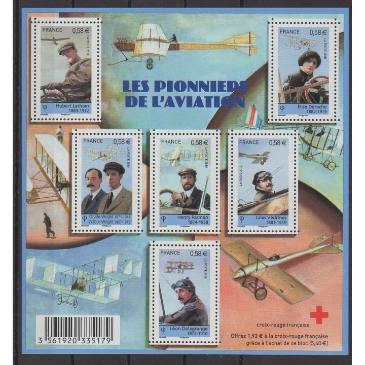 Acheter cette série de timbres de France de l'année 2010 (No 4504/4509).