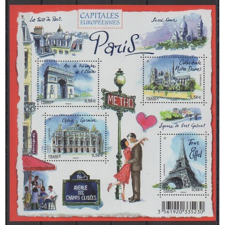 Buy this set of stamps of France of the year 2010 (Nb 4514/4517).