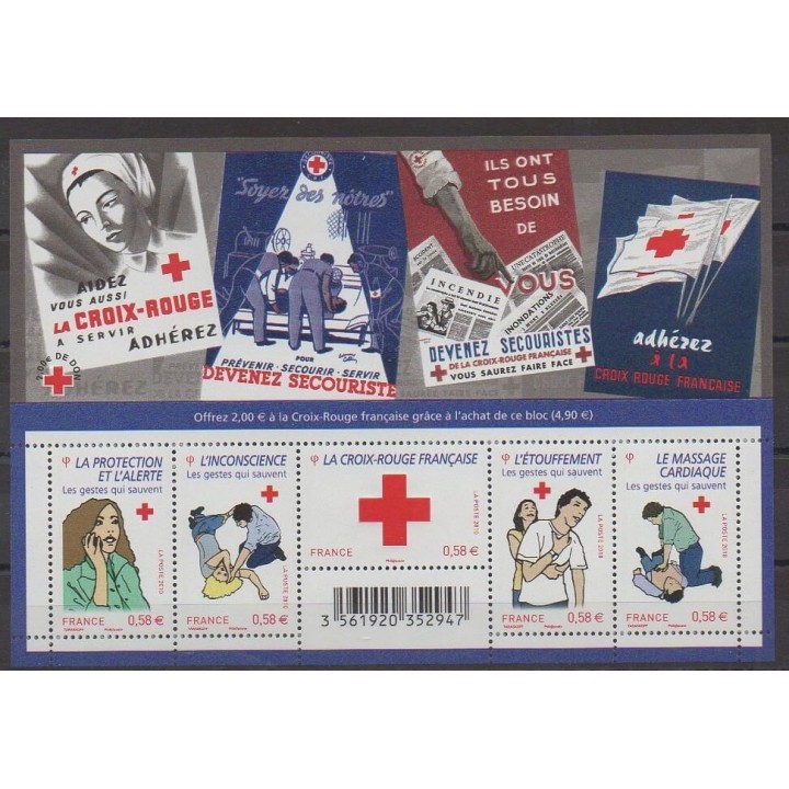 Buy this set of stamps of France of the year 2010 (Nb 4520/4524).