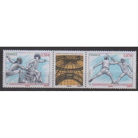 France - Poste - 2010 - No 4510/4511 - Sports divers