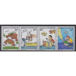 New Caledonia - Airmail - 1992 - Nb PA292/PA295 - Cartoons - Comics