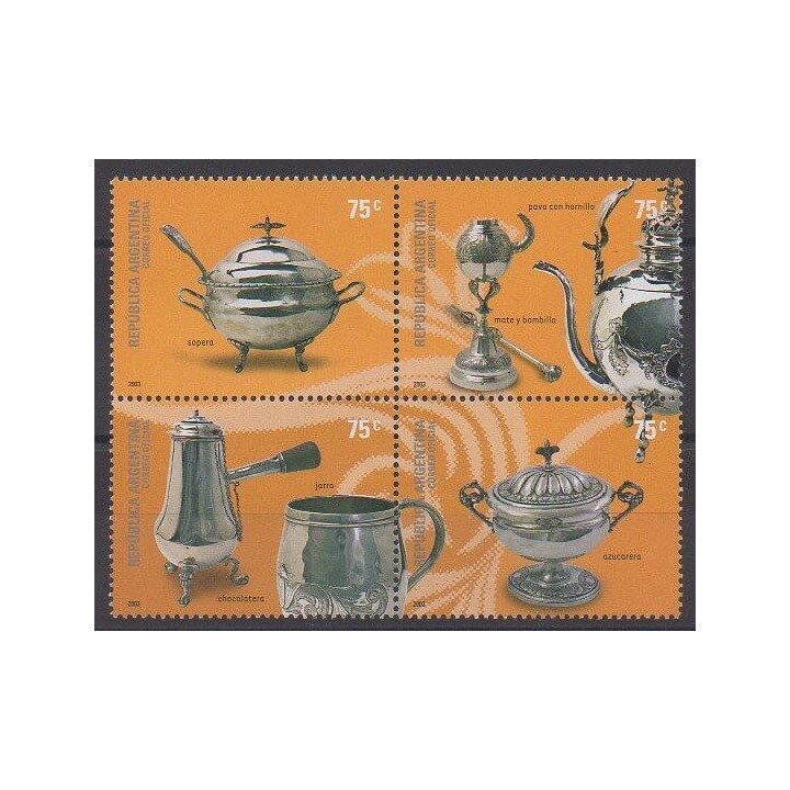 Buy this set of stamps of Argentina of the year 2003 (Nb 2387/2390).