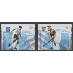 Argentine - 2003 - No 2377/2378 - Coupe du monde de football - Sports divers