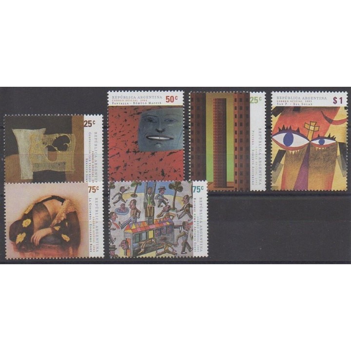 Buy this set of stamps of Argentina of the year 2003 (Nb 2371/2376).