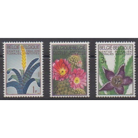 Belgium - 1965 - Nb 1315/1317 - Flowers