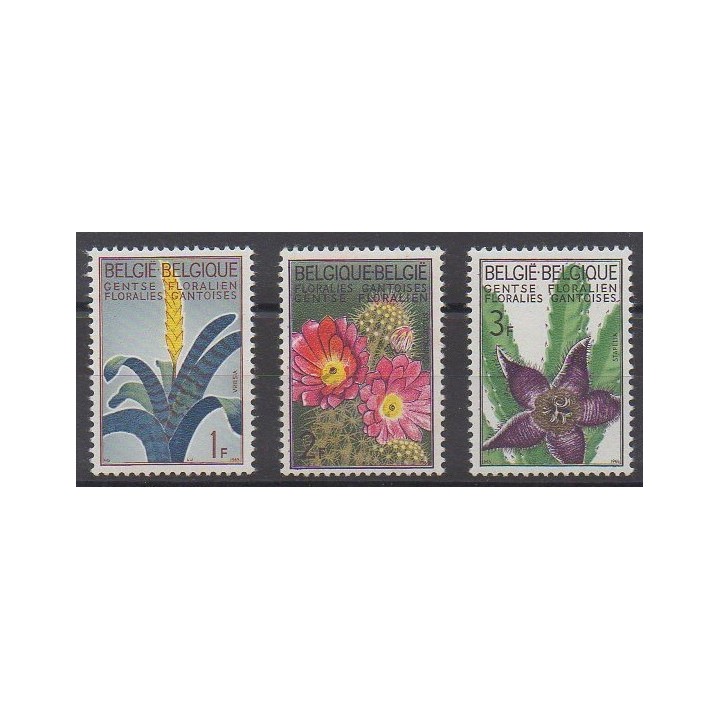 Acheter cette série de timbres de Belgique de l'année 1965 (No 1315/1317).