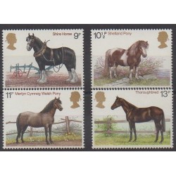 Great Britain - 1978 - Nb 868/871 - Horses