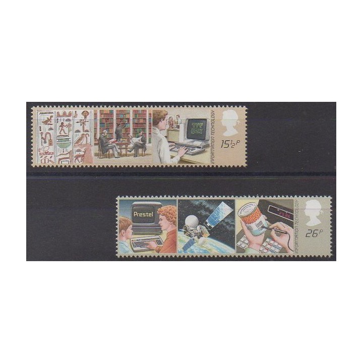 Buy this set of stamps of Great Britain of the year 1982 (Nb 1056/1057).