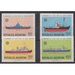 Argentina - 1978 - Nb 1152/1155 - Boats