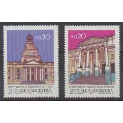 Argentina - 1986 - Nb 1555/1556 - Monuments