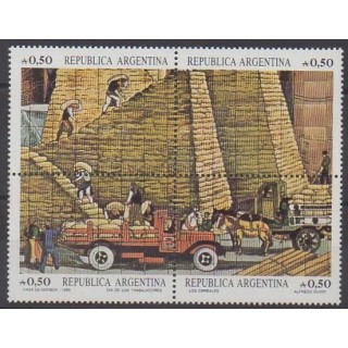 Buy this set of stamps of Argentina of the year 1988 (Nb 1623/1626).