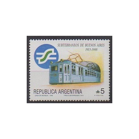 Argentine - 1988 - No 1654 - Transports
