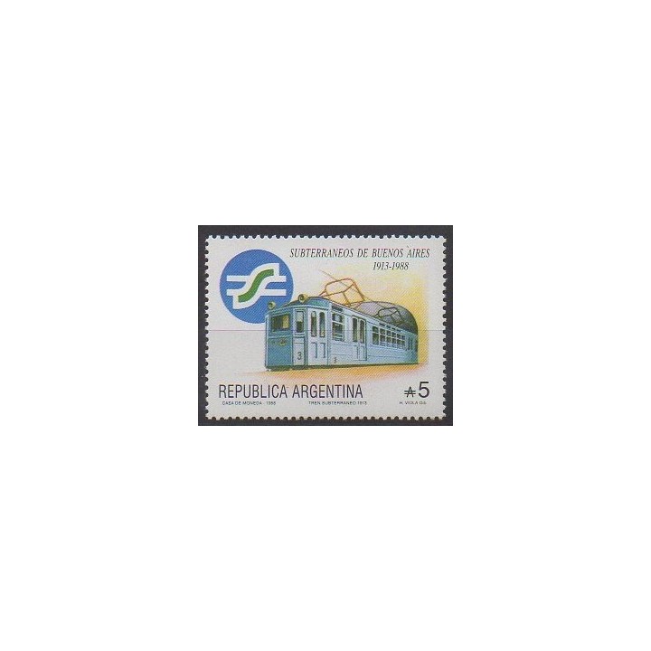 Buy this stamp of Argentina of the year 1988 (Nb 1654).
