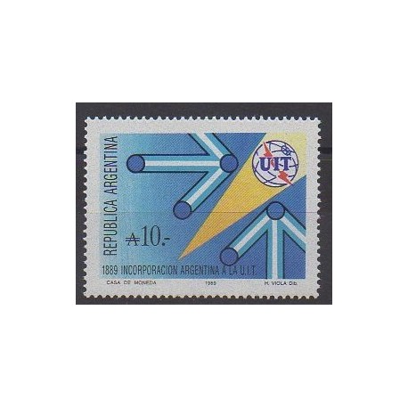 Argentine - 1989 - No 1665 - Télécommunications