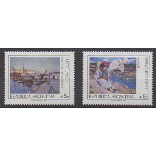 Acheter cette série de timbres d'Argentine de l'année 1989 (No 1658/1659).