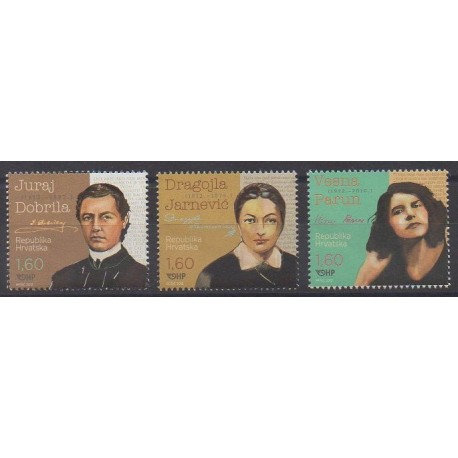 Croatia - 2012 - Nb 960/962 - Celebrities
