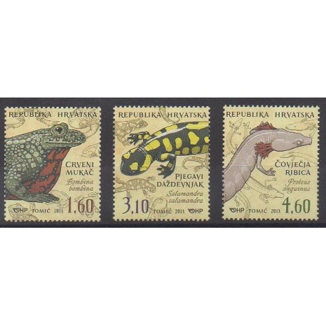 Croatia - 2013 - Nb 996/998 - Reptils